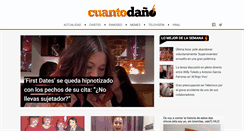 Desktop Screenshot of cuantodanio.es