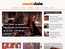 Tablet Screenshot of cuantodanio.es